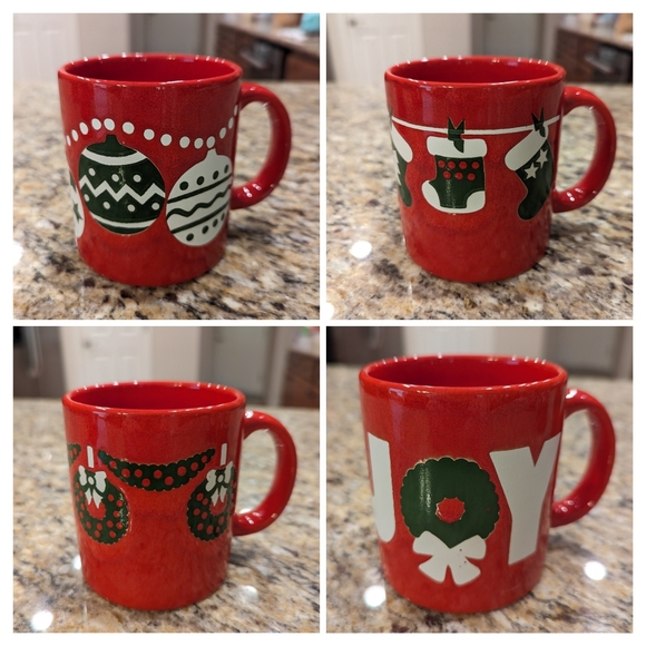 Waechtersbach Other - Vintage 80s 90s Set Of 4 Waechtersbach Red W Different Designs Mugs West Germany